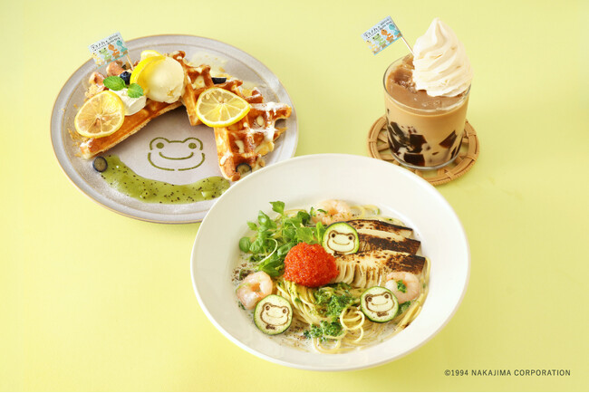 【5月15日（金）スタート】“かえるのピクルス” × Cafe ココノハ 今年は「銭湯＆サウナ」テーマの癒しコラボを開催！