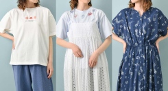 クラゲや魚がゆらめく“海の世界観”がモチーフのオリジナルTシャツ＆ワンピースが新登場！　雑貨店・ブルーブルーエにて5月13日(水)～発売