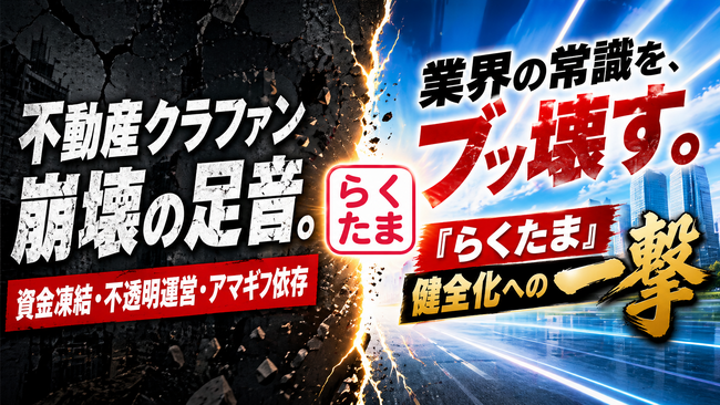 【不動産クラファン崩壊か、再生か】巨額の資金凍結・償還遅延・利回り競争。逆風のなか『らくたま』が挑む再生への新戦略