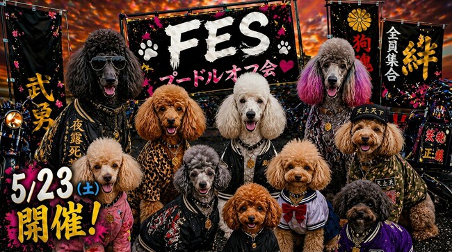 5月23日、WHATAWONがモフモフだらけに!プードルオフ会を開催