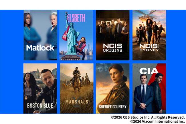 Paramount 最新ドラマシリーズ18 作品をWOWOW・J:COM の２社で日本最速・独占配信