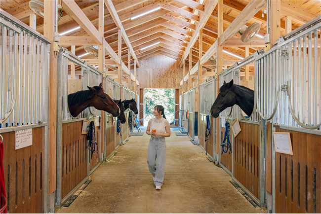 【JAF滋賀】観光養老牧場 メタセコイアと馬の森にて、引退競走馬とふれあうイベントを開催します
