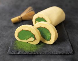 もちもち生地と自慢のお濃茶クリームをたっぷり もちもち生地と自慢のお濃茶クリームをたっぷり