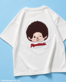 【モンチッチ】サガラ刺繍オーバーT 【モンチッチ】サガラ刺繍オーバーT