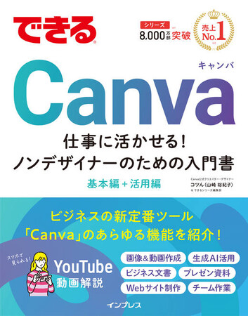 デザインの「内製化」を加速させ、チームの生産性を劇的に高める『動画で学ぶ「できるCanva」実践活用講座』を5月20日（水）に配信開始体系的な学びと実践デモで、明日から使える！デザイン３つのコツ