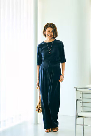 【ミモレストア】エディター・松井陽子さん×サードマガジンコラボ。ラクなのに“きれい見え”、夏に頼れる万能セットアップを発売