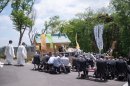 天乃鳥舟神社竣功祭の参列風景