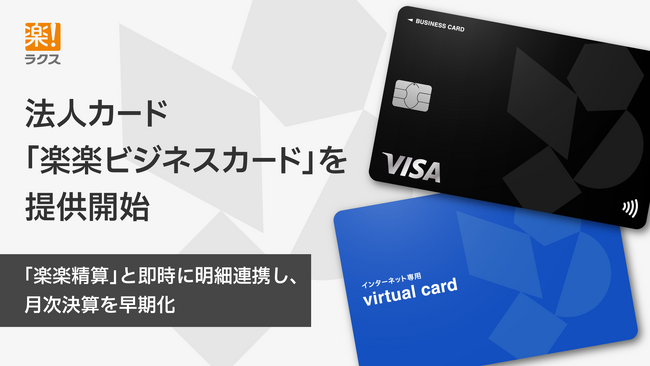 ラクス、法人カード「楽楽ビジネスカード」を提供開始