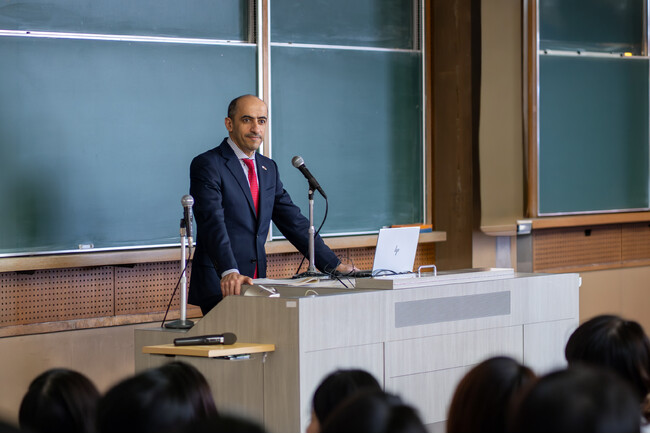 【2025年大阪・関西万博 UAEパビリオン】慶應義塾大学にてユースアンバサダー・プログラムを紹介