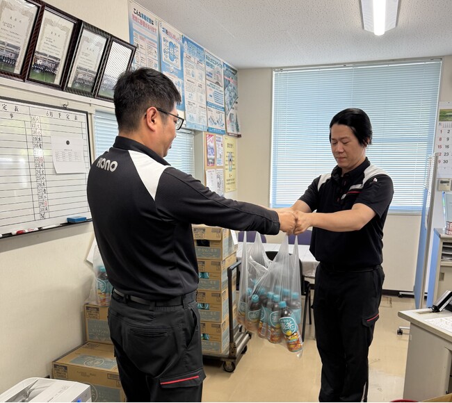 気温40℃の“酷暑時代”に挑む物流現場 　株式会社河野、15年前から続く熱中症対策を、従業員454人に今年も実施