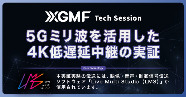LMSと5Gミリ波で「動ける4Kライブ中継」を現場で試す｜WTP2026にて公開フィールドトライアルを実施