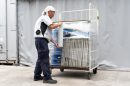 荷物に巻いて荷崩れ防止 荷物に巻いて荷崩れ防止
