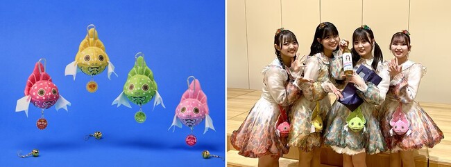 フェリシモ「青森部(TM)」が「弘前ねぷたin神戸」会場で、りんご娘メンバーカラーの「金魚ねぷたポーチ」を青森県外で初めて販売します