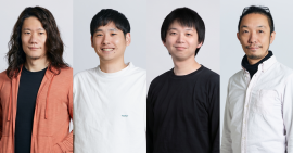 Chief AI Office メンバー:(写真左から)CRO村田賢太、CDSO羽田哲也、CTO天野太智、CPO生内洋平 Chief AI Office メンバー:(写真左から)CRO村田賢太、CDSO羽田哲也、CTO天野太智、CPO生内洋平