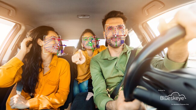 世界的な自動車OEMの量産車キャビンに採用決定 表情から感情を解析するBlueskeye社