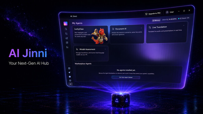 MSIが「AI Jinni」を発表：MSI PC向けの次世代AIハブ