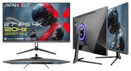 JAPANNEXTが27インチ IPSパネル搭載 120Hz/1ms対応の4KゲーミングモニターをAmazon限定 34,980円で5月28日(木)に発売 JAPANNEXTが27インチ IPSパネル搭載 120Hz/1ms対応の4KゲーミングモニターをAmazon限定 34,980円で5月28日(木)に発売