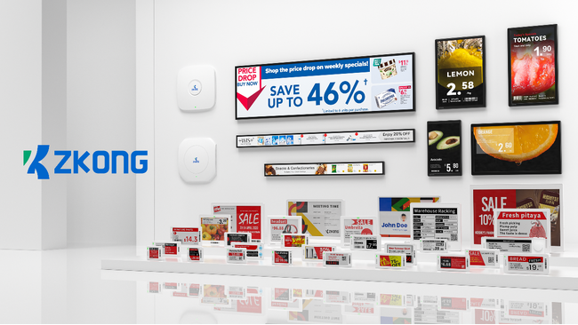 ZKONG、売場から店舗運営全体へ――日本リテールDXにおけるESL活用を拡大