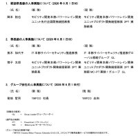 人事異動について
