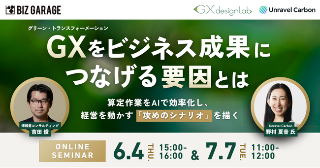 【博報堂BIZ GARAGE主催】 GXをビジネス成果につなげる要因とは　～算定作業をAIで効率化し、経営を動かす「攻めのシナリオ」を描く～