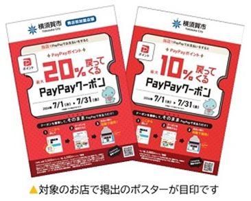 「横須賀市PayPayクーポンキャンペーン」を実施します～市内でお得！PayPayポイントが最大20％戻ってくる～