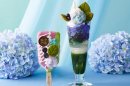 抹茶パフェアイスバー あじさい & 紫陽花パフェ 抹茶パフェアイスバー あじさい & 紫陽花パフェ