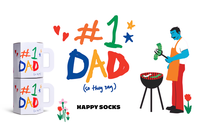 【Happy Socks】6月21日(日)の父の日に贈るスペシャルギフト！お父さんへの感謝を足元から伝える「Father's Day コレクション」が好評発売中！