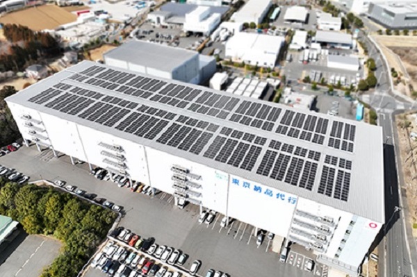 東京納品代行 成田ファッションロジスティクスセンターIの再エネ電力の自社内最大活用（ニュースリリース）