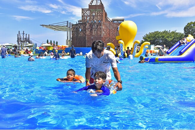 伊豆ぐらんぱる公園にちょっと早めの夏が来る！夏期限定・巨大な水遊びゾーン「ウォーターランドぷるぷる」と「ナイトぷるぷる」がオープン