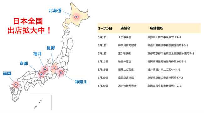 【5月速報】ニコニコレンタカー、7店舗が全国で一斉OPEN！