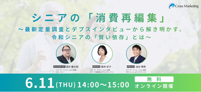 最新定量調査とデプスインタビューから解き明かす 令和シニアの「消費再編成」