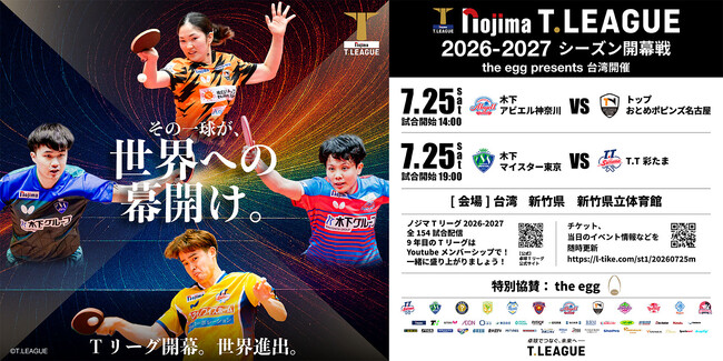2026-2027シーズン　登録完了選手（2026年6月1日付）