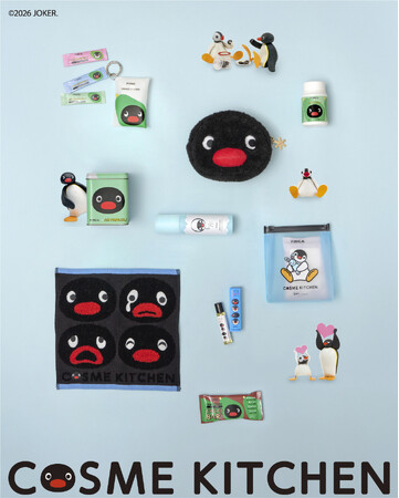 【PINGU(TM) × Cosme Kitchen】ピングーとの初コラボが実現！全17種の限定アイテムを展開