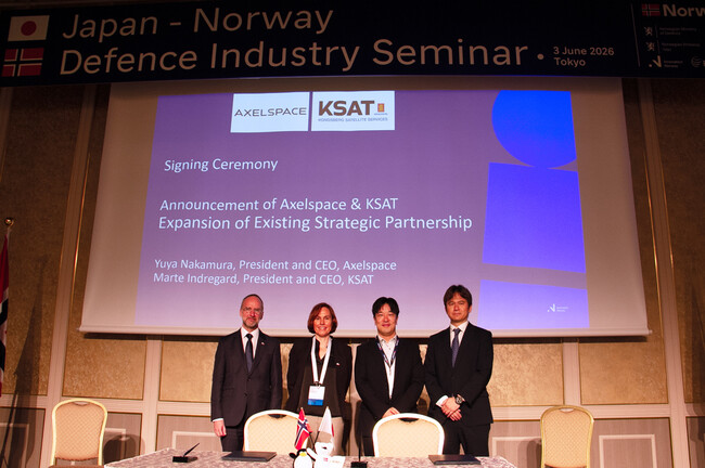 アクセルスペース、KSATと戦略的協業を拡大