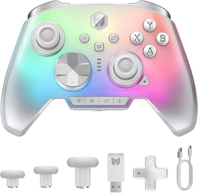 【楽天スーパーセール】ドリフトしない！遅延しない！8K精度プロコン「BIGBIG WON Rainbow 3」 Switch PC FPS 格闘ゲーム eスポーツ対応コントローラーが期間限定大特価