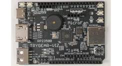 マイクロファン、基本入出力に加えHDMI出力機能やUSBホスト機能を装備した教育用マイコン基板「TRYGEAR-VIZ RP2350B」発売！ゲームも作成可能