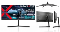 JAPANNEXTが30インチ VAパネル アスペクト比が21:9で200Hz対応のWFHD湾曲ウルトラワイドゲーミングモニターを35,480円で発売