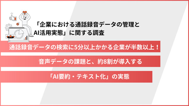 【通話録音データのAI活用実態】顧客との電話対応を録音している企業の約8割が「AI分析」を導入するも「活用格差」が鮮明に、導入が業務効率化に繋がらない理由とは？