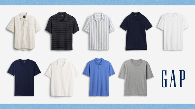 Gap、父の日に向け「Gap Icon」を主軸にした夏のエッセンシャルアイテムを提案