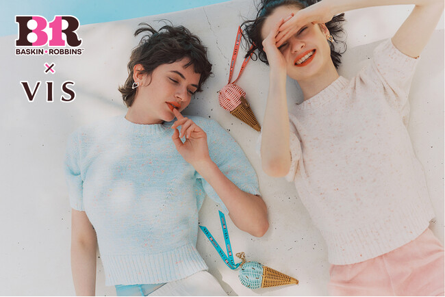 この夏、待望の初コラボ。サーティワン×VISが届けるアイスクリームのように甘く、ポップに弾ける特別コレクションが登場。