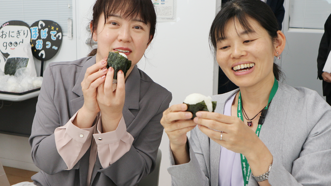 利用者の食育体験から、米の消費拡大につなげる「おにぎりgood」体験交流会