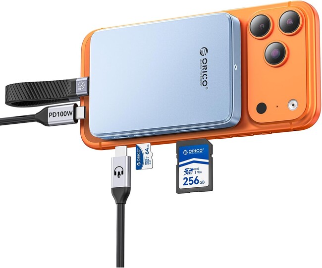 ???? ORICO、6-in-1 MagSafe対応M.2 SSDドッキングステーションを発表⚡ 10Gbps転送・4TB対応・ProRes直接保存・PD100W充電・SD/TFスロットを1台に集約
