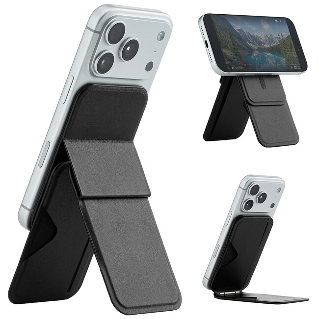 MagSafe対応でピタッと装着!カード収納もできる2WAYスマホスタンドを発売