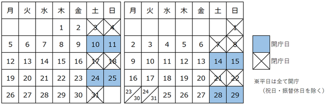 立川市役所等の窓口・電話受付時間が変わります