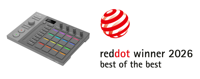 音楽制作コントローラー「SLAB」がRed Dot最高賞「Best of the Best」を受賞
