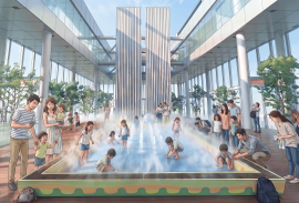 「HARUKAS WATER CANVAS」開催イメージ 「HARUKAS WATER CANVAS」開催イメージ
