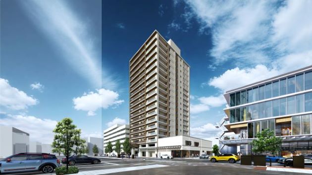 福井駅前の未来を描く大規模複合再開発、マンション・ホテル・商業・駐車場の一体開発　『デュオヒルズ福井駅前南通り』マンションギャラリーOPEN　地上18階建・全108邸誕生。