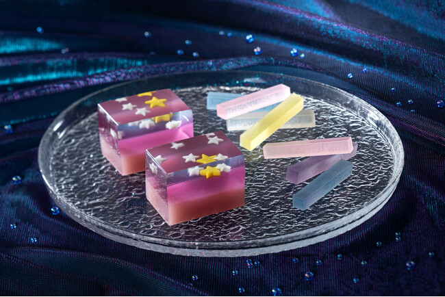 【七夕限定】星きらめく羊羹「星逢い」6月13日(土)より数量限定にて、WEBご予約受付を開始。「琥珀糖」との限定セットも。