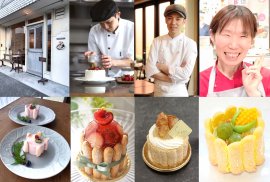 スイーツ名言の人気投票でTOP4に輝いたパティシエたちと各店のシャルロット スイーツ名言の人気投票でTOP4に輝いたパティシエたちと各店のシャルロット