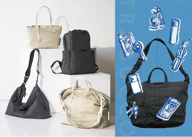 役目を終えた漁網をバッグへ再生。genten、新シリーズ「Trabucco（トラブッコ）」を発売開始